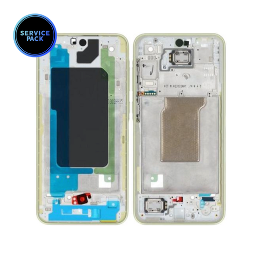 Châssis central pour SAMSUNG A35 5G - A356 - SERVICE PACK - Jaune