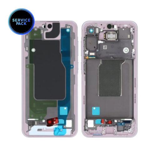 Châssis central pour SAMSUNG A55 5G - A556 - SERVICE PACK - Lilas