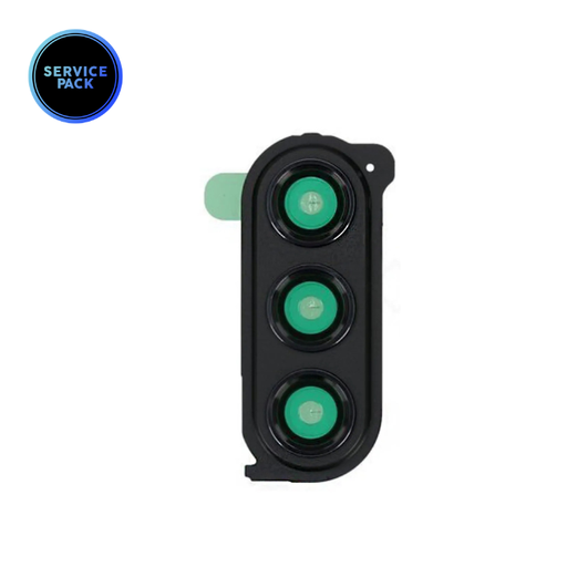 Lentille caméra avec châssis pour SAMSUNG Z Fold 5 - F946 - SERVICE PACK - Noir