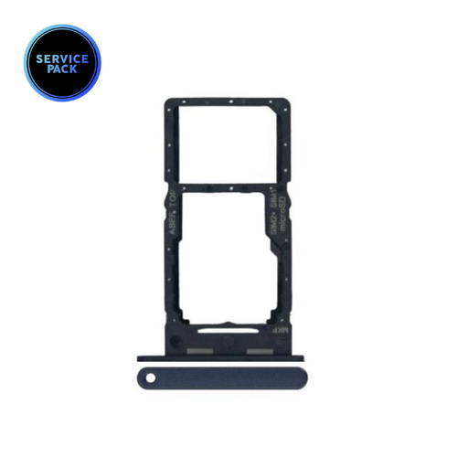 Tiroir Double SIM pour SAMSUNG A25 5G - A256 - SERVICE PACK - Noir