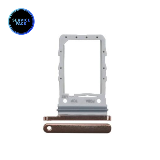 Tiroir SIM pour SAMSUNG Z Flip 4 - F721 - SERVICE PACK - Or Rose