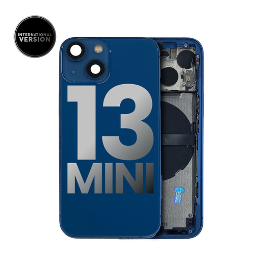 Châssis avec nappes pour iPhone 13 Mini - Version internationale - Grade A - Bleu - original occasion