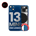 Châssis avec nappes pour iPhone 13 Mini - Version Internationale - Sans logo - Aftermarket Plus - Bleu