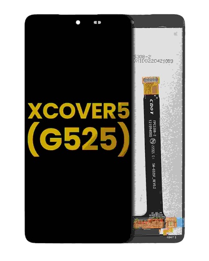 Bloc écran LCD compatible SAMSUNG Xcover 5 - G525 - Reconditionné - Noir