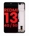 Bloc écran LCD avec châssis pour XIAOMI Redmi 13 4G et 5G - Aftermarket Plus - Toutes couleurs