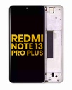 Bloc écran OLED avec châssis pour XIAOMI Redmi Note 13 Pro Plus - Reconditionné - Blanc