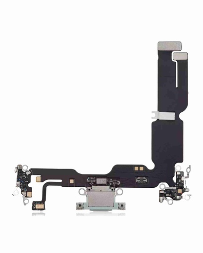 Connecteur de charge avec nappe pour iPhone 15 Plus - Aftermarket plus - Vert