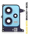 Lentille caméra arrière avec support pour XIAOMI Redmi Note 12 5G - Bleu Mystique