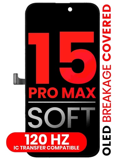 Bloc écran OLED pour iPhone 15 Pro Max - XO7 Soft