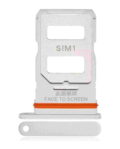 Tiroir Double SIM pour XIAOMI Redmi Note 12 Pro 5G - Blanc Polaire