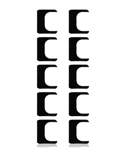 Lot de 10 coussins adhésifs pour capteur de proximité pour iPhone Série 6