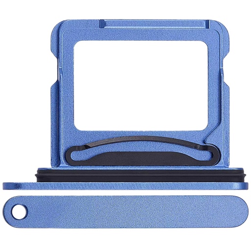 Tiroir Double SIM pour iPhone 16 et 16 Plus - Bleu Ultramarine