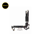 Connecteur de charge avec nappe pour iPhone 16 - Premium - Blanc