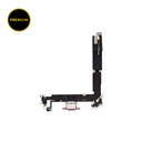 Connecteur de charge avec nappe pour iPhone 16 Plus - Premium - Rose