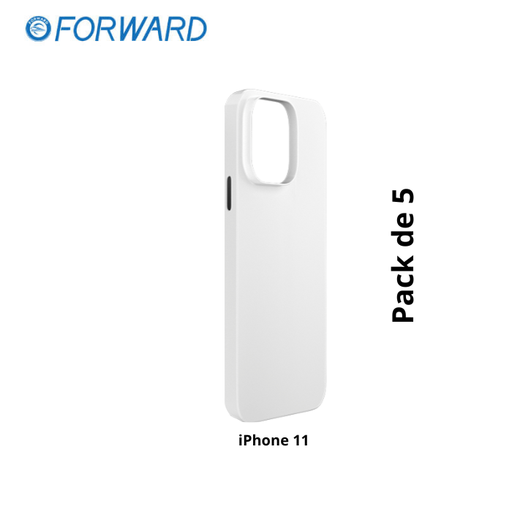 Lot de 5 coques sublimation pour iPhone 11 - FORWARD 