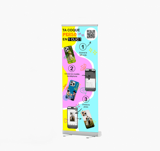 Roll-up publicitaire Sublimation - 165 x 60 cm