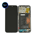 Bloc écran OLED avec châssis pour HONOR 200 Lite - SERVICE PACK - Noir