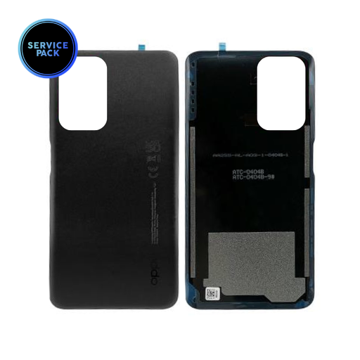 Vitre arrière pour OPPO A76 et A96 - SERVICE PACK - Noir