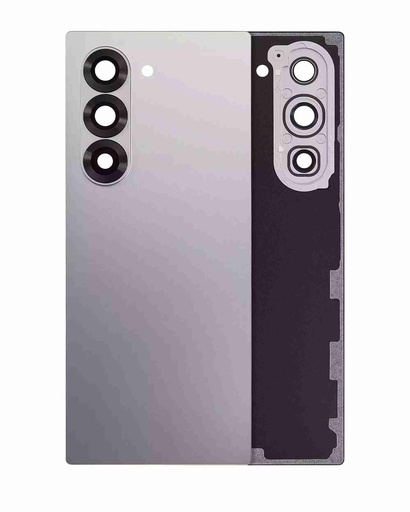 Vitre arrière avec lentille caméra pour SAMSUNG Z Fold 6 5G - Aftermarket Plus - Argent