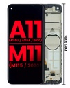 Bloc écran LCD avec châssis pour SAMSUNG A11 - A115U et A115A 2020 - M11 - M115 2020 - Version US - Aftermarket Plus - Toutes couleurs