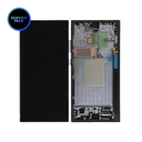 Bloc écran OLED avec châssis pour SAMSUNG S24 Ultra - SERVICE PACK - Noir Titane