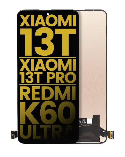 Bloc écran OLED sans châssis compatible XIAOMI 13T - 13T Pro - Redmi K60 Ultra - Reconditionné - Toutes couleurs
