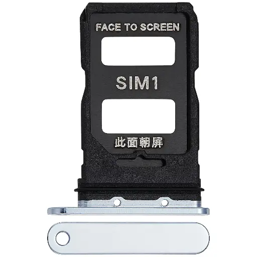 Tiroir Double SIM pour XIAOMI 13 Pro - Bleu montagne