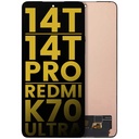 Bloc écran OLED sans châssis pour XIAOMI 14T - 14T Pro - Redmi K70 Ultra - Reconditionné - Toutes couleurs