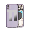 Châssis avec nappes pour iPhone 11 - Grade A - avec Logo - Violet - original occasion