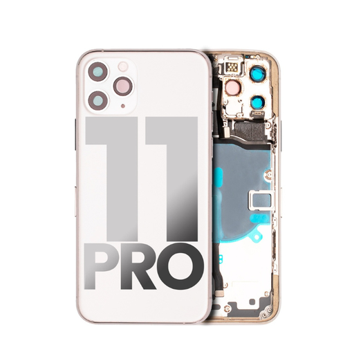 Châssis avec nappes pour iPhone 11 Pro - Grade A - avec Logo - Argent - original occasion