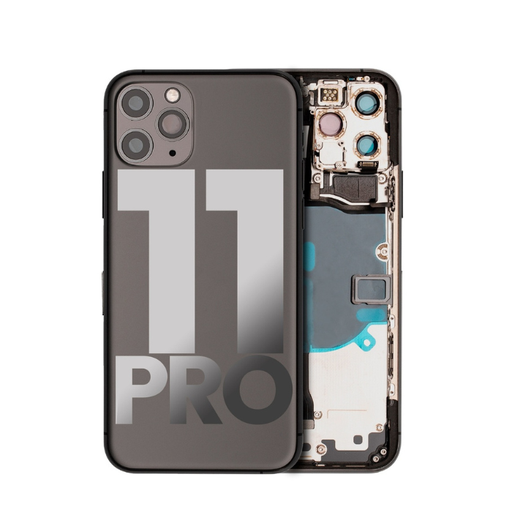 Châssis avec nappes pour iPhone 11 Pro - Grade A - avec Logo - Gris sidéral - original occasion