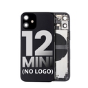 Chassis avec nappes pour iPhone 12 Mini - sans logo - Aftermarket Plus -  Noir