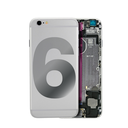 Châssis avec nappes pour iPhone 6 - Grade A - avec logo - Argent - original occasion