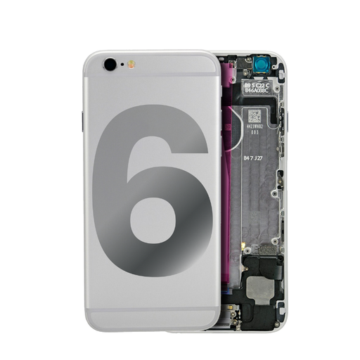 Châssis avec nappes pour iPhone 6 - Grade A - avec logo - Argent - original occasion