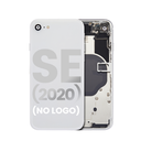 Chassis avec nappes compatible iPhone SE 2020- sans logo - Aftermarket Plus - Blanc