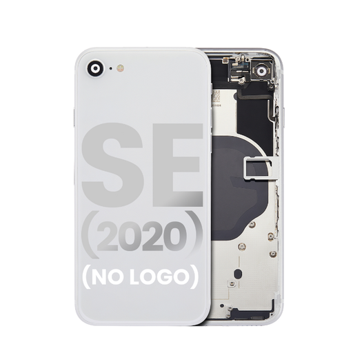 Chassis avec nappes pour iPhone SE 2020- sans logo - Aftermarket Plus - Blanc