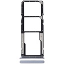 Tiroir Double SIM pour XIAOMI Redmi 10 5G - Argent Chrome