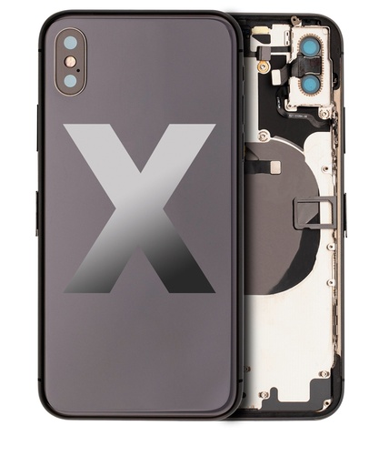 Châssis avec nappes pour iPhone X - Grade A - avec logo - Gris sidéral - original occasion