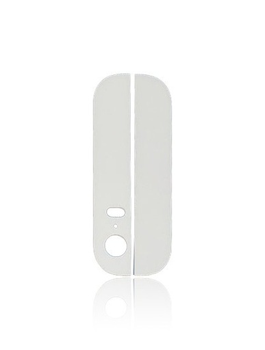 Back Glass - Up Down compatible iPhone 5S - Blanc