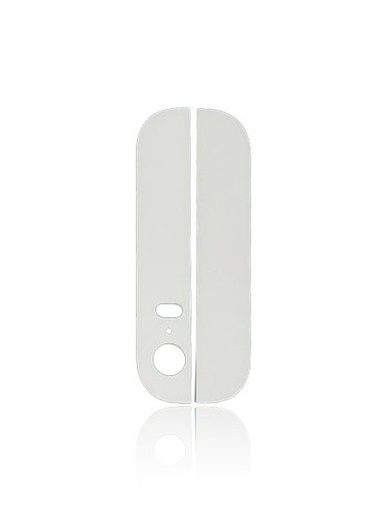 [107082000534] Back Glass (Up Down) pour iPhone 5S - Blanc
