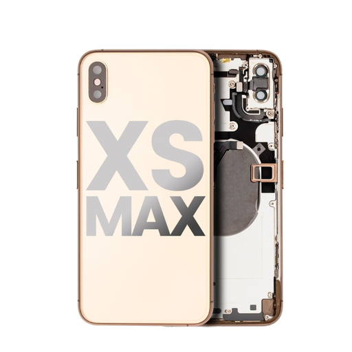 [107082009830] Châssis avec nappes pour iPhone XS MAX - Grade A (avec Logo) - OR