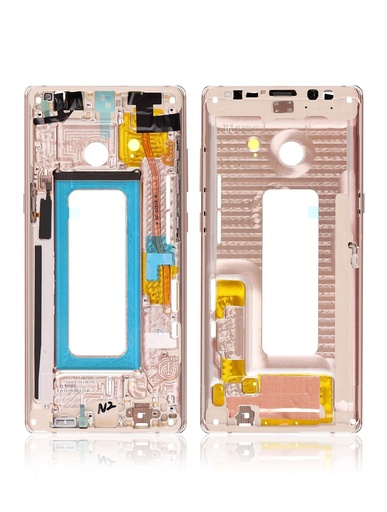 [107082011473] Chassis intermédiaire avec écouteur et boutons compatible SAMSUNG Note 8 - Or