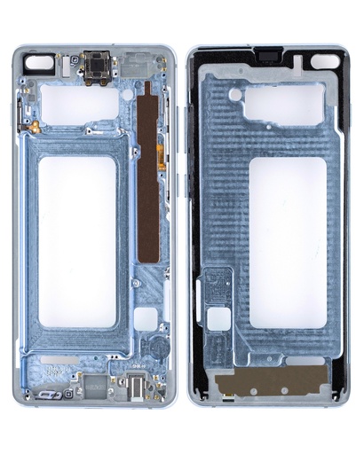 Châssis intermédiaire avec écouteur et boutons pour SAMSUNG S10 Plus - Bleu Prisme