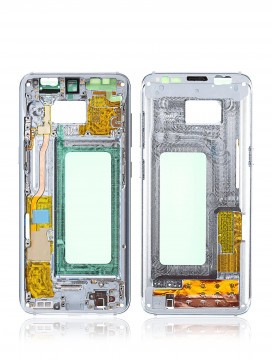 Chassis intermédiaire avec écouteur et boutons pour SAMSUNG  S8 - Bleu