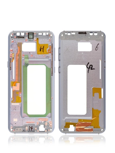 Chassis intermédiaire avec écouteur et boutons compatible SAMSUNG S8 Plus - Bleu