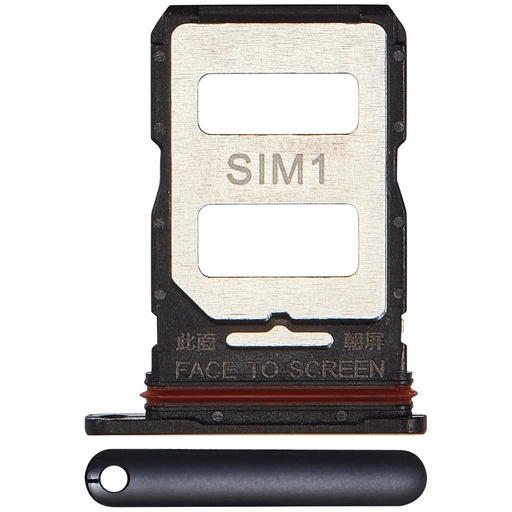 Tiroir SIM pour XIAOMI 12T Pro - Noir