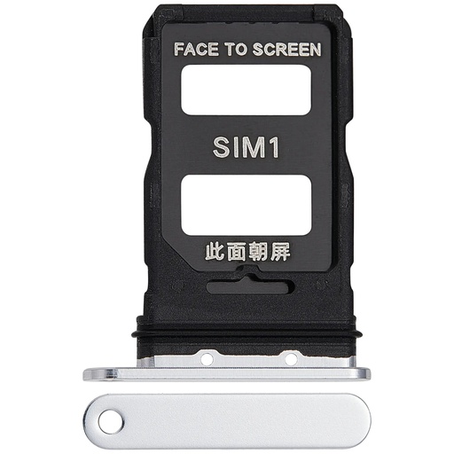 Tiroir Double SIM pour XIAOMI 13 - Blanc