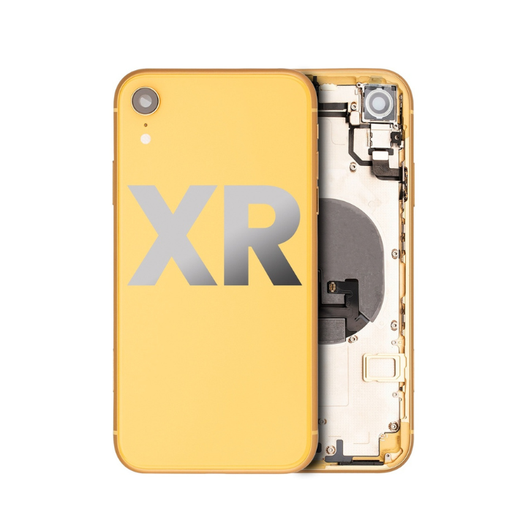 Châssis avec nappes pour iPhone XR - Grade A - avec logo - Jaune - original occasion