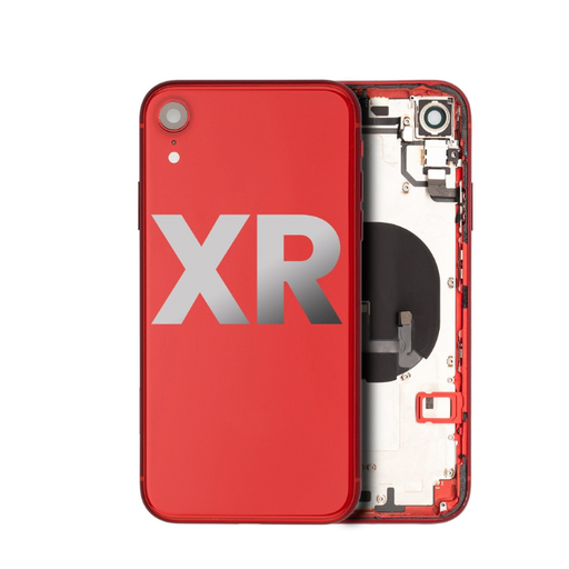 Châssis avec nappes pour iPhone XR - Grade A - avec logo - Rouge - original occasion