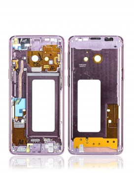 Châssis intermédiaire avec écouteur et boutons compatible SAMSUNG S9 - Violet